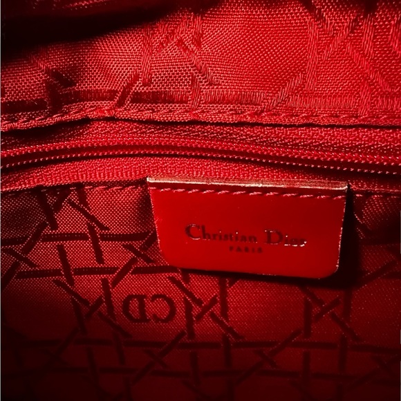 Christian Dior Vintage Lady Dior Cannage Nylon Handbag - Picture 8 of 15